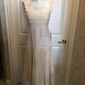 Catherine Malandrino Cotton Lace Dress Size 4